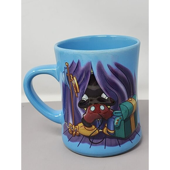 Disney Store Blue Mickey Mouse Ceramic Coffee Mug Starring‎ Tonight 3-D - Picture 3 of 8